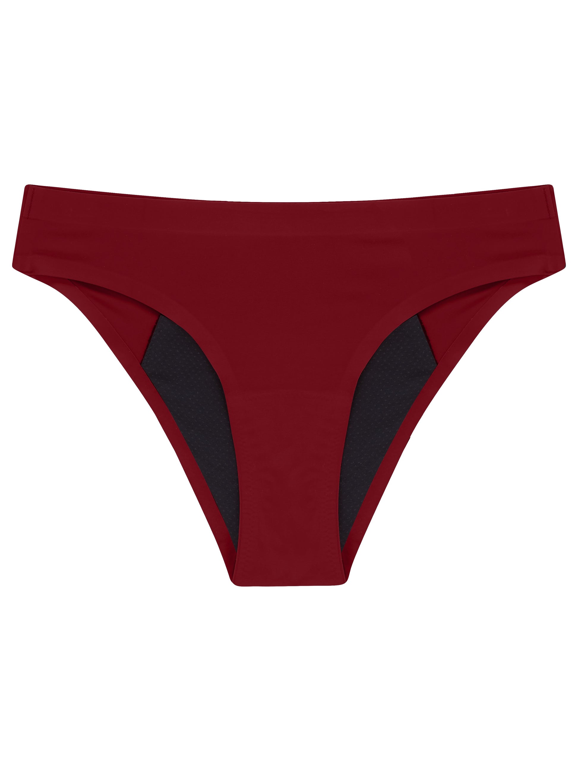 Imaara Feminine Period Underwear Inclusive Knickers. Product Jamuna Rhubarb