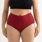 Imaara Feminine Period Underwear Inclusive Knickers. Product Teesta Rhubarb