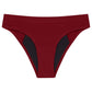 Imaara Feminine Period Underwear Inclusive Knickers. Product Jamuna Rhubarb